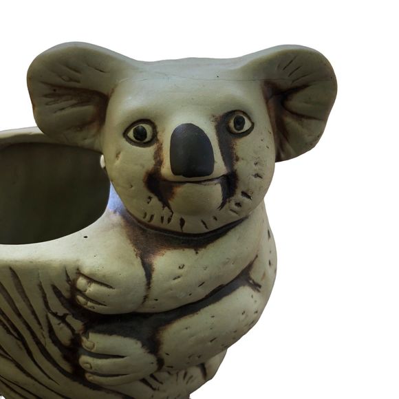 Vintage Koala Bear Ceramic Planter by Armbee Made in Taiwan - Picture 3 of 12